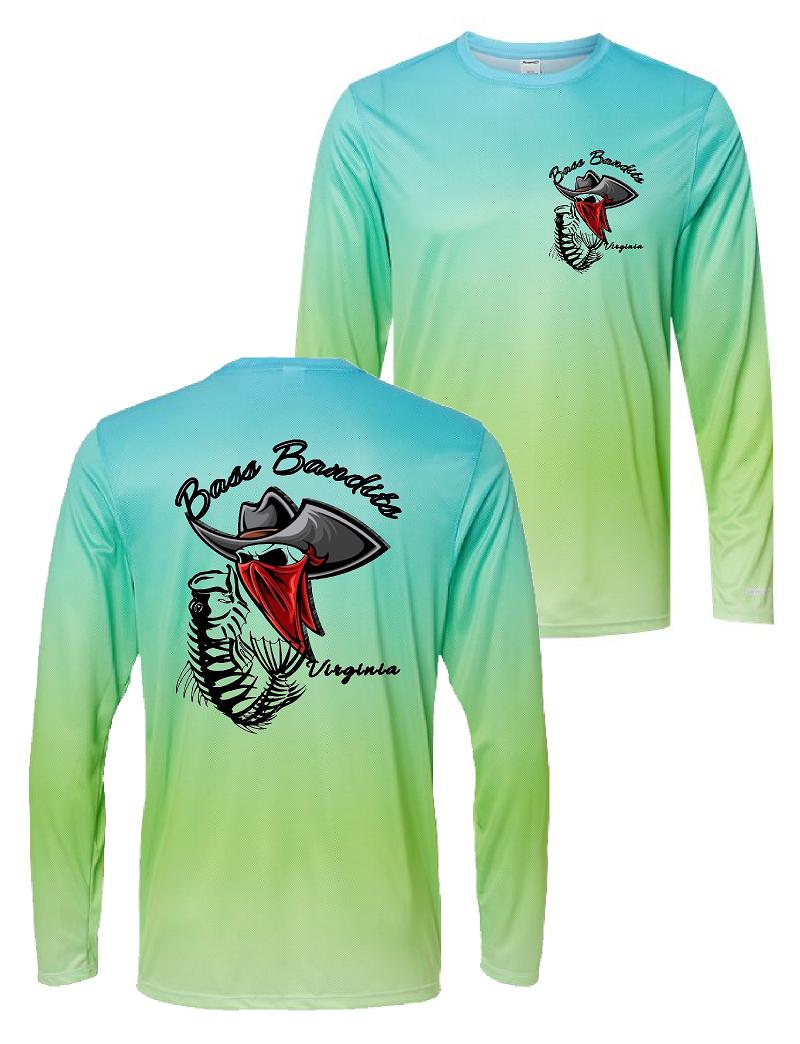 Bass Bandits Long Sleeve Ombre Shirt