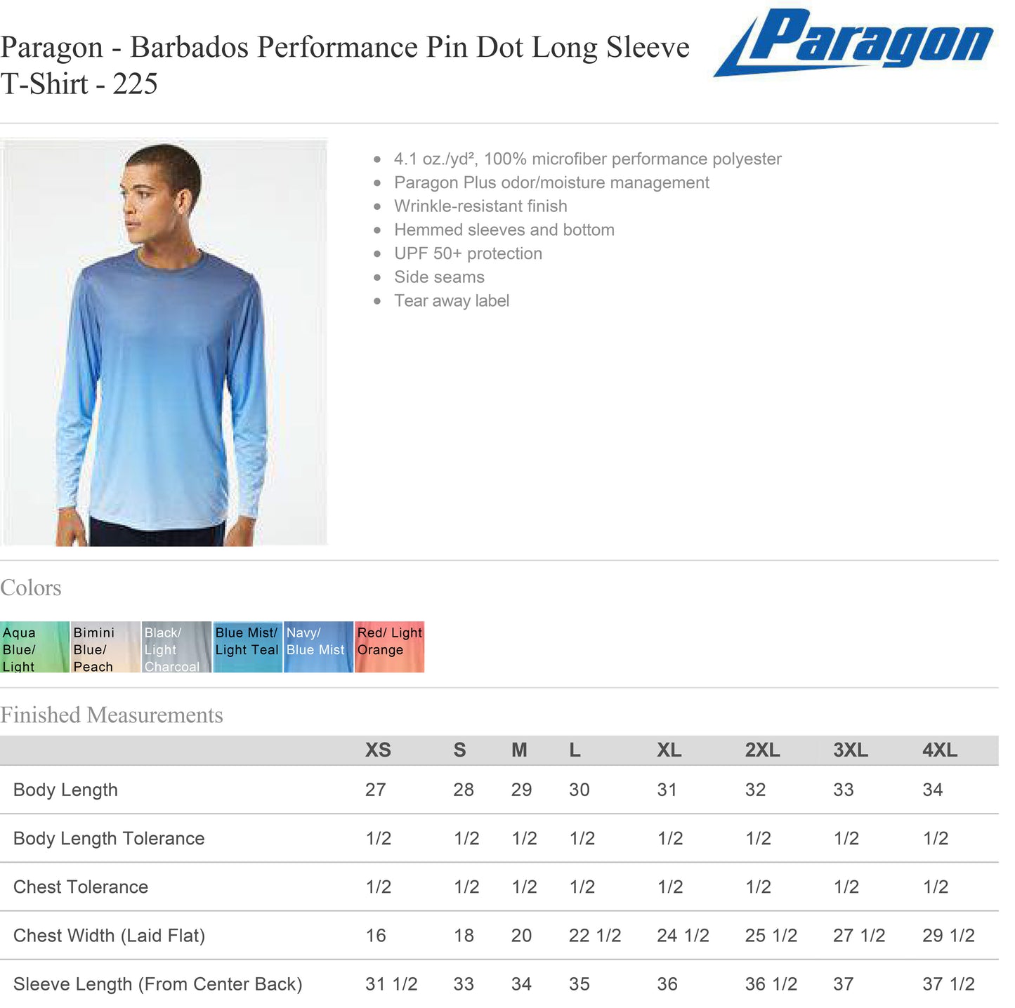 Bass Bandits Long Sleeve Ombre Shirt