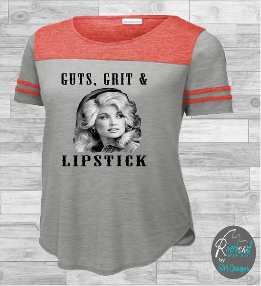 Guts, Grit and Lipstick Short Sleeve