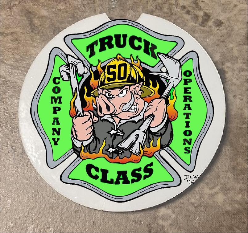 SVFD Truck Class Coaster