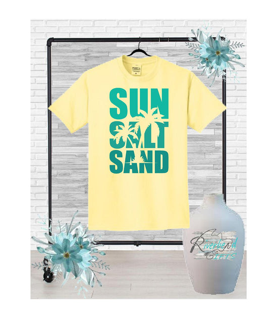 Sun Salt Sand Ladies V-neck Shirt and Tank