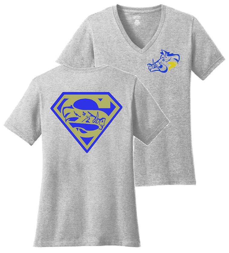 SPYS SuperPig Ladies VNeck Short Sleeve Shirt