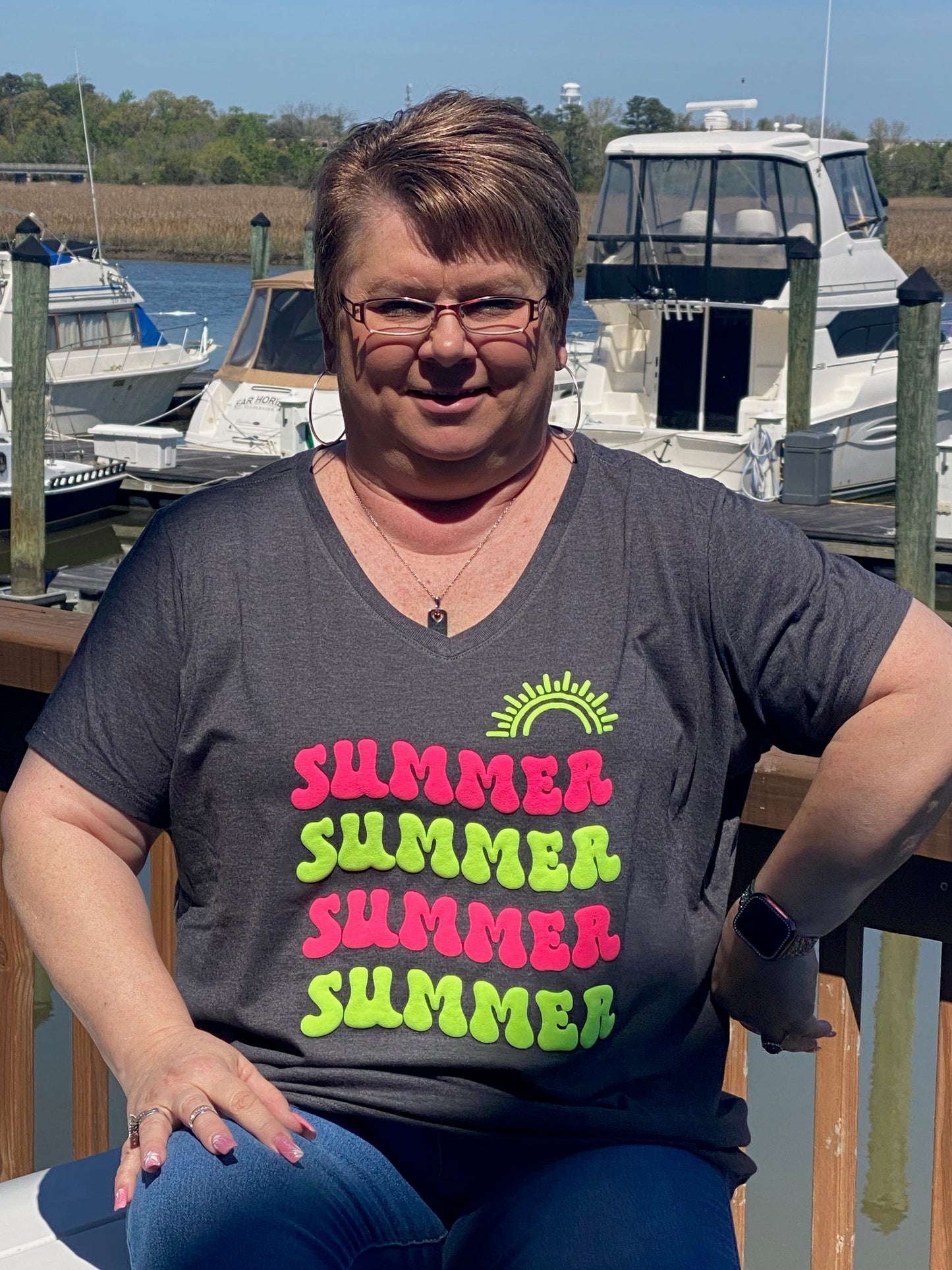 SUMMER SUMMER 3D puff Shirt