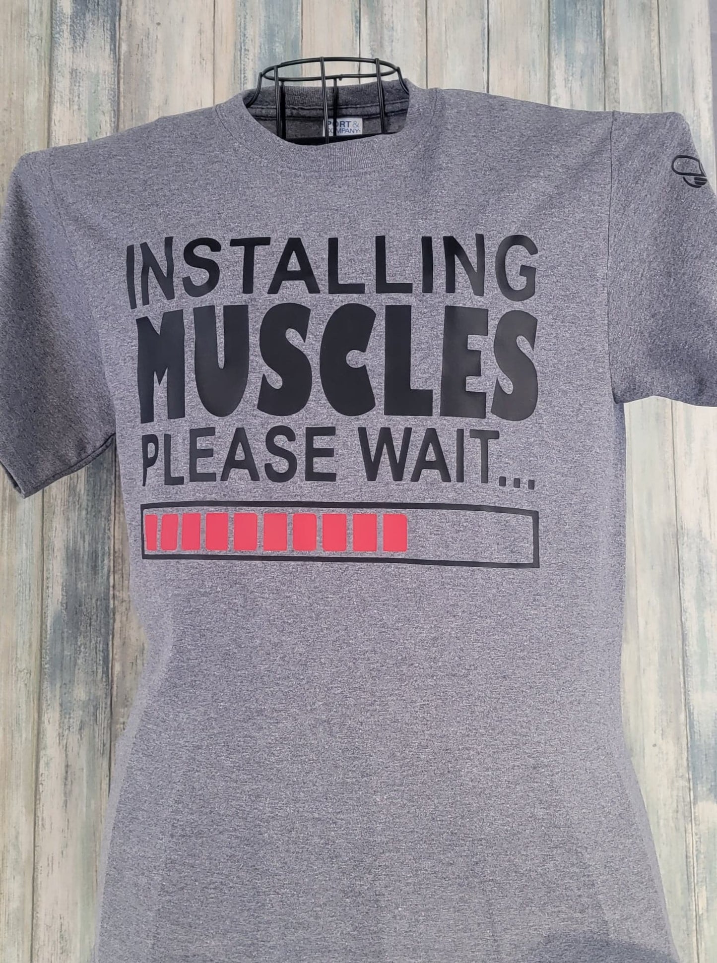 Installing Muscles short sleeve Shirt