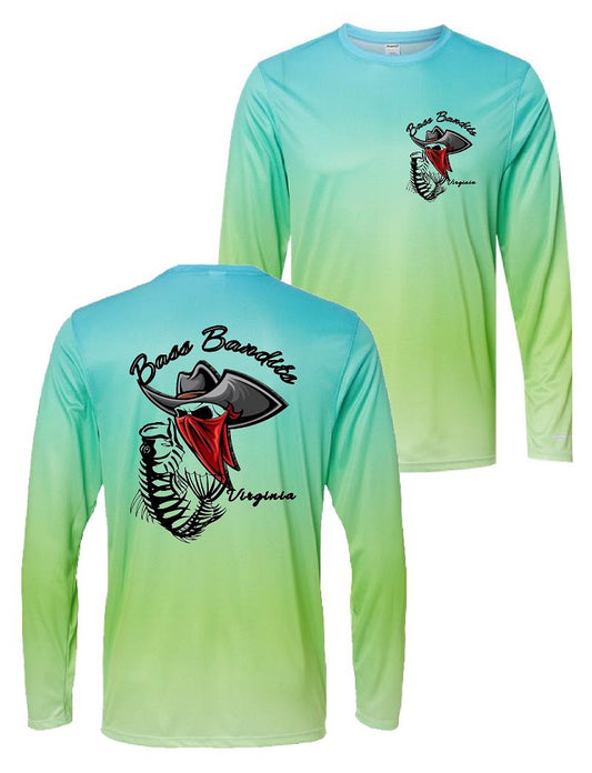 Bass Bandits Long Sleeve Ombre Shirt