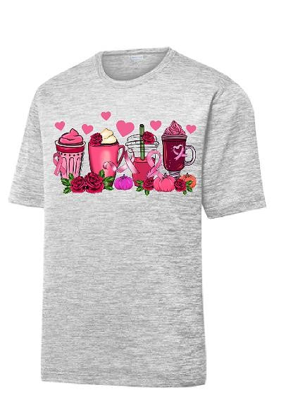 Breast Cancer Coffee Cup Shirt