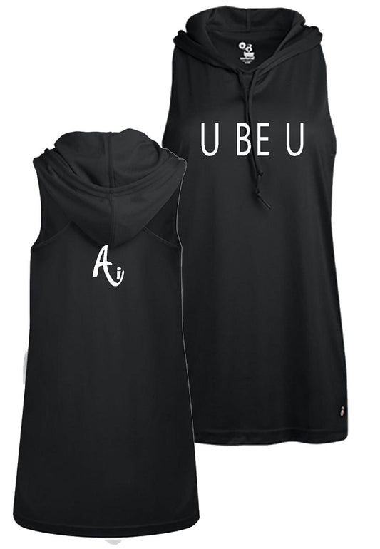 Ai U BE U Ladies Hooded Sleeveless  Tank