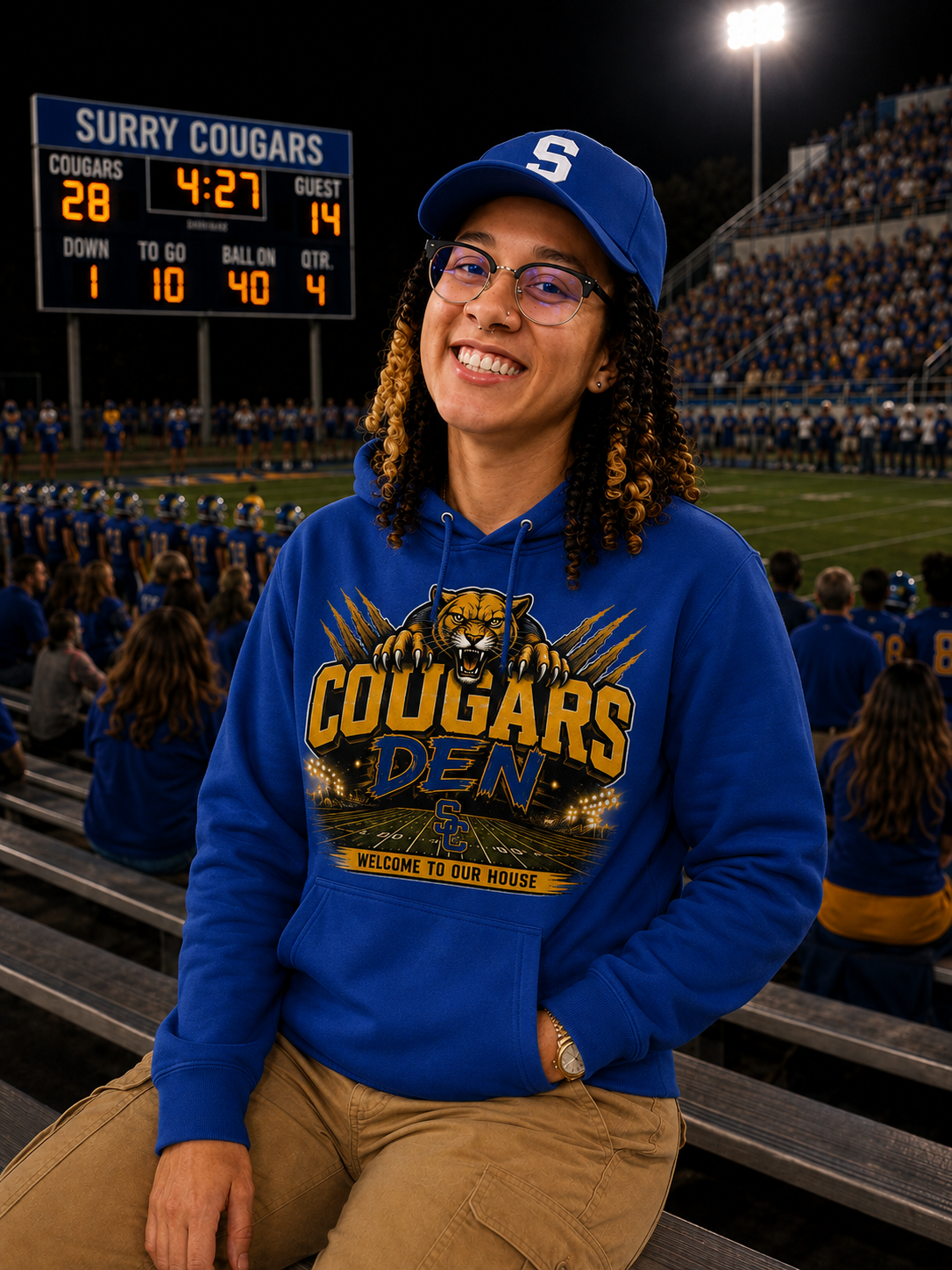 Cougar Football Cougar's Den Shirts