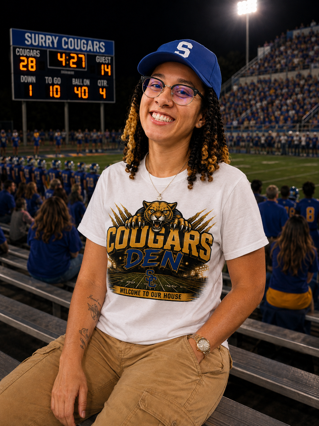 Cougar Football Cougar's Den Shirts