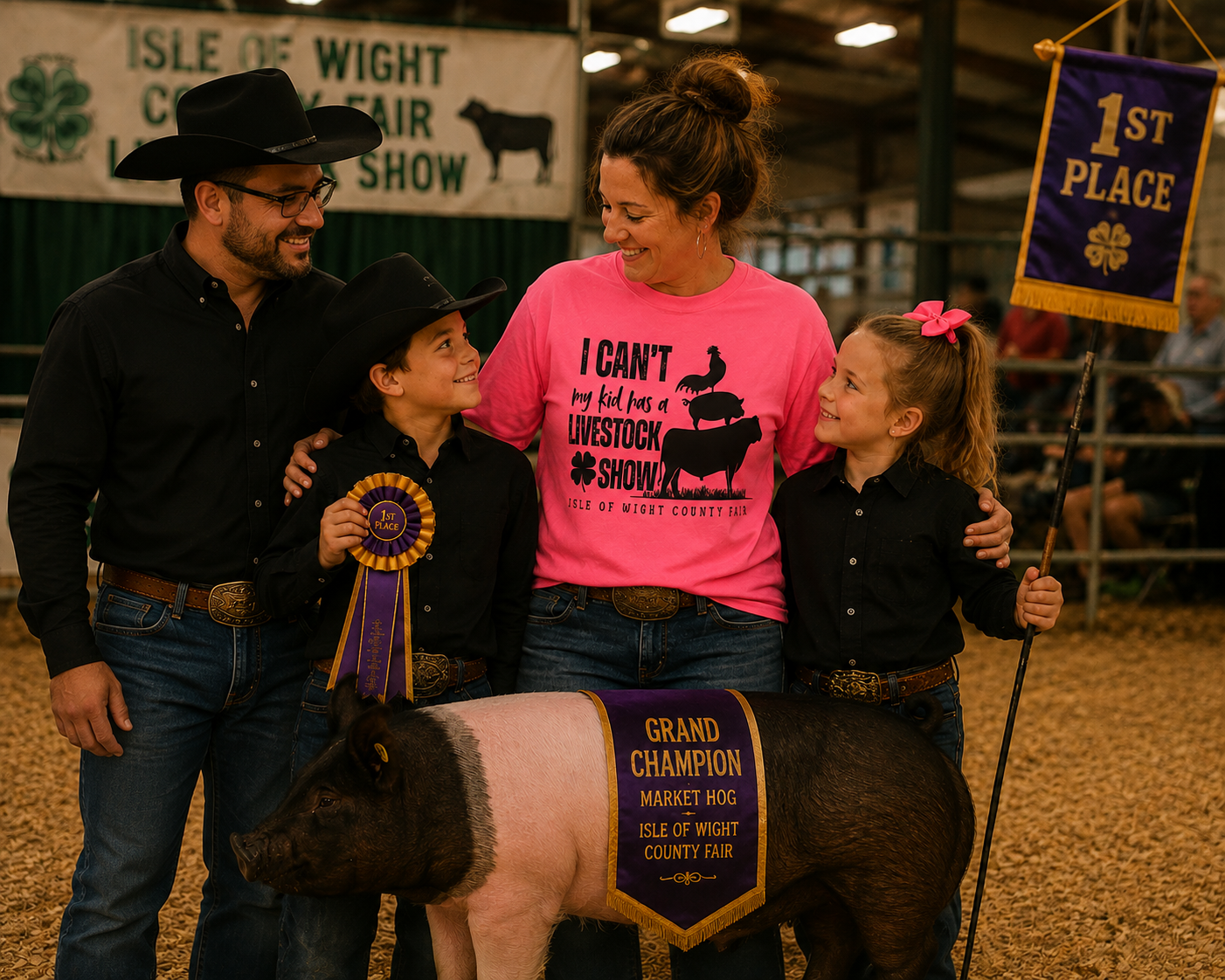 IOW Fair Livestock Show Shirt