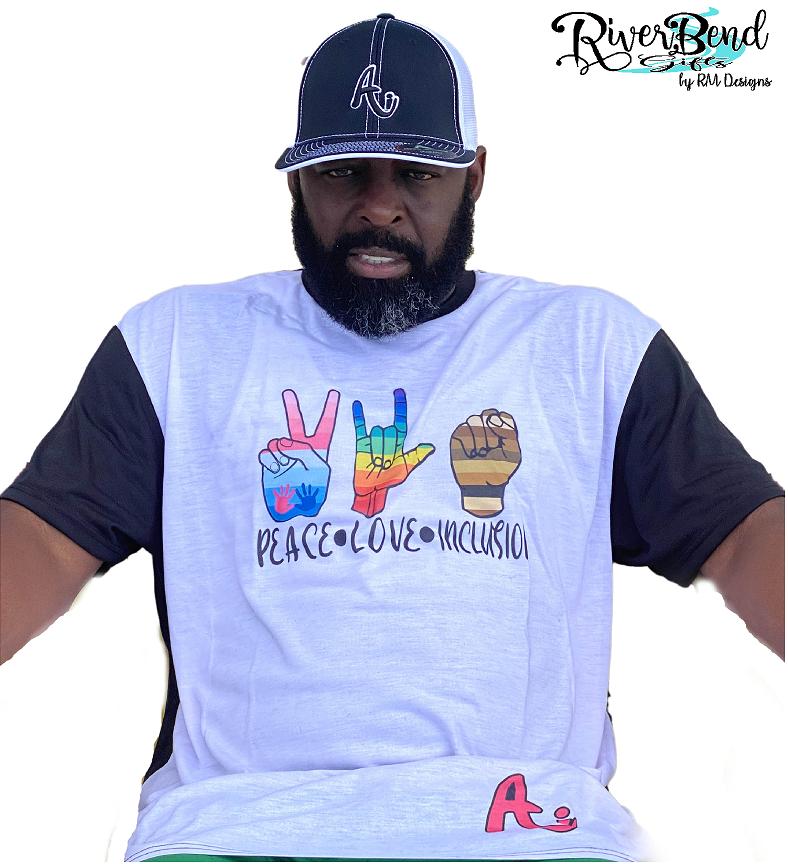 All Inclusive Peace Love Inclusion Shirt