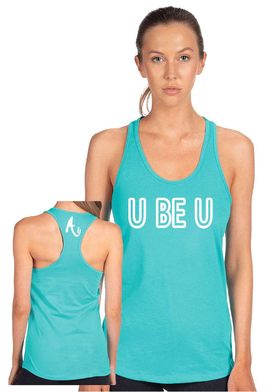 Ai U BE U Ladies Racerback Tank