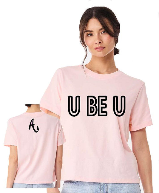 Ai U BE U Ladies Crop Shirt