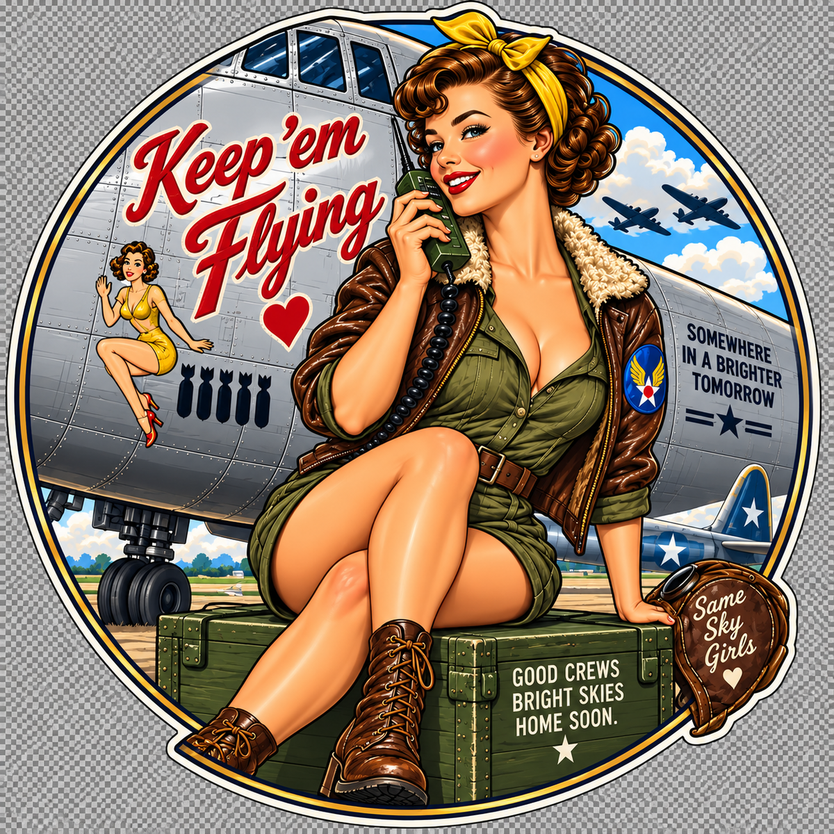 Roger Wilco Keep Em Flying Shirts