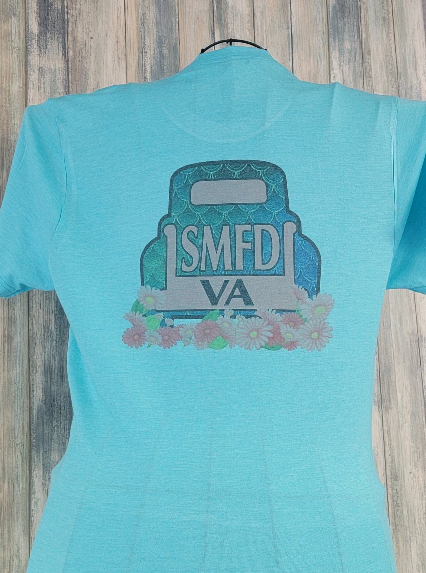 SMFD VA Flower Car Short Sleeve Shirt