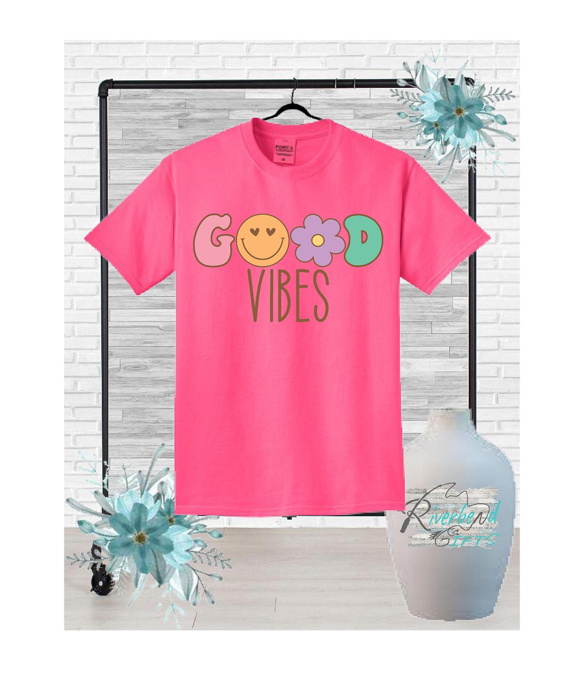 Good vibes Ladies V-neck Shirt and Tank