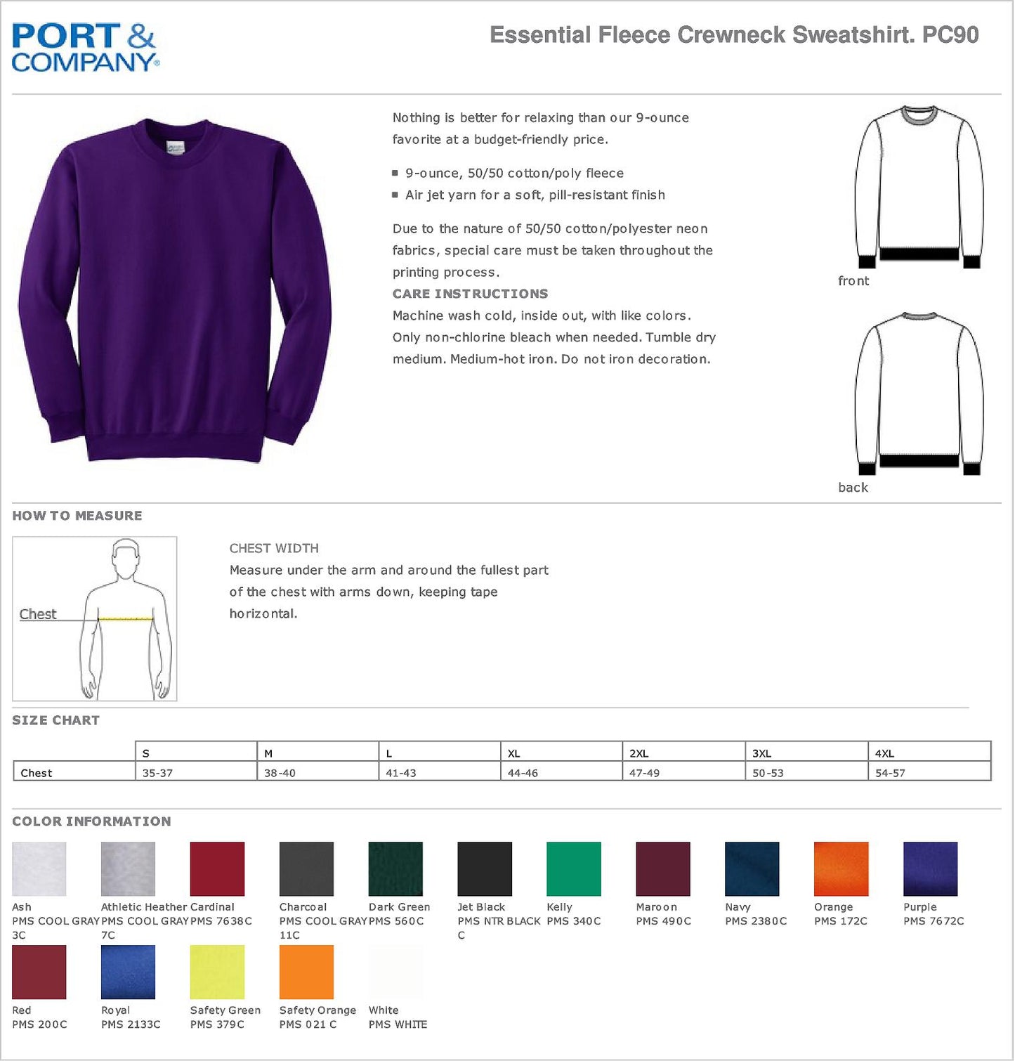 WES Hornet Crew Sweatshirt